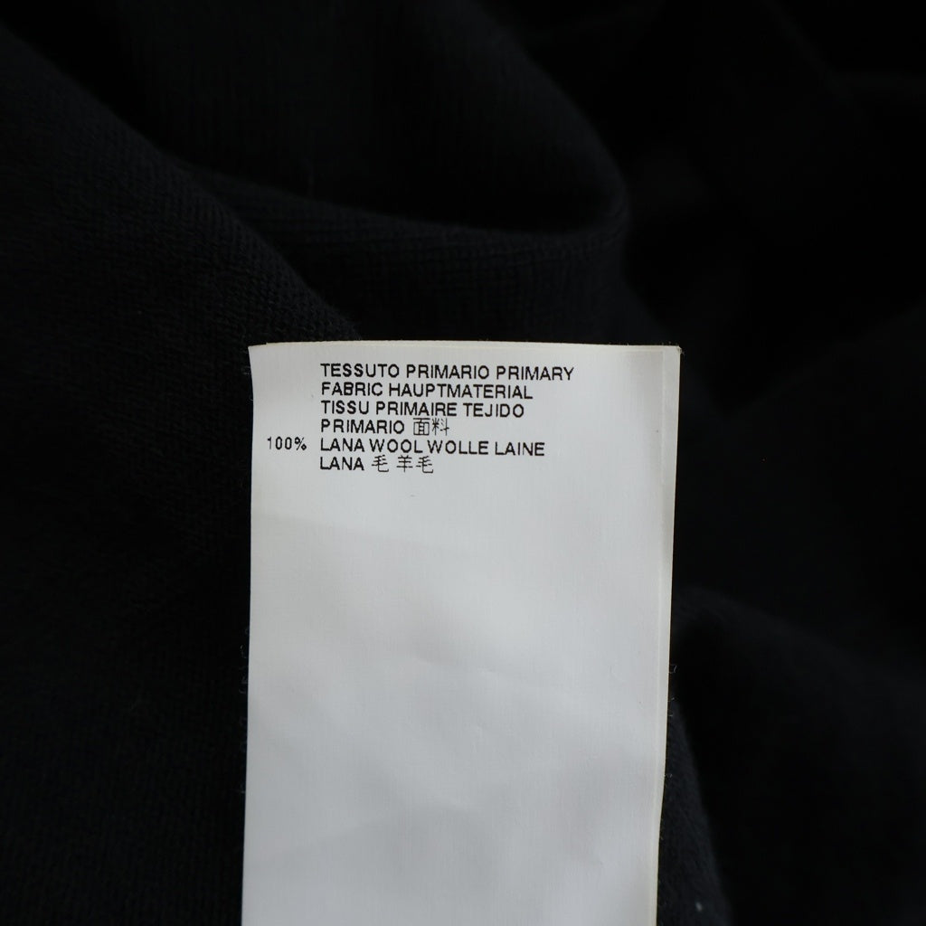 Maison Margiela(メゾンマルジェラ) 16AW 変形 ウール 長袖ニット ワンピース ブラック レディース S31CT0935 S15732