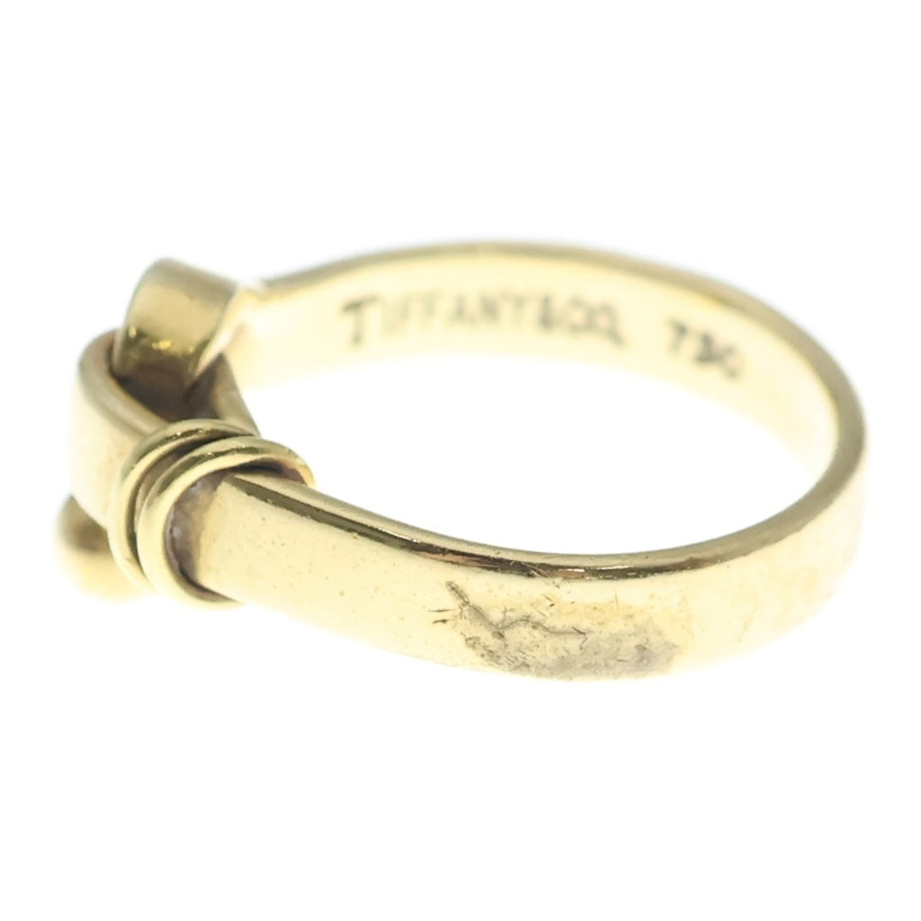TIFFANY & Co.(ティファニー) フック&アイ リング 指輪 K18YG イエローゴールド レディース