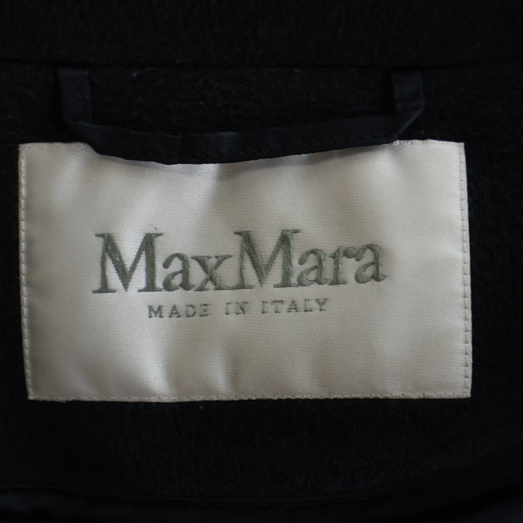Max Mara(マックスマーラ) MANUELA マニュエラ ベルテッドコート ロング丈 キャメル 白タグ ネイビー 101614790 レディース