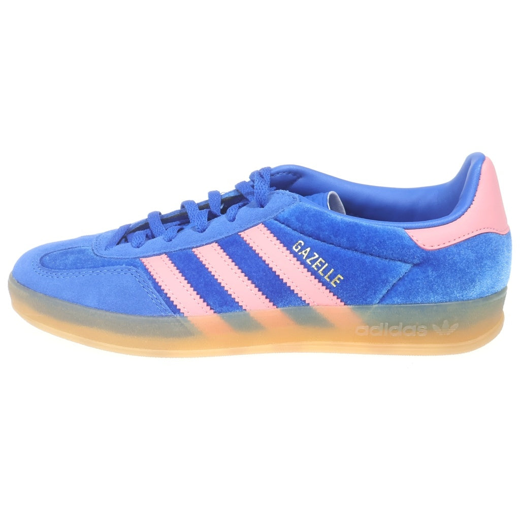 adidas(アディダス) GAZELLE INDOOR ガゼルインドアー ローカットスニーカー シューズ ブルー/ピンク US7/24cm IG6785 レディース