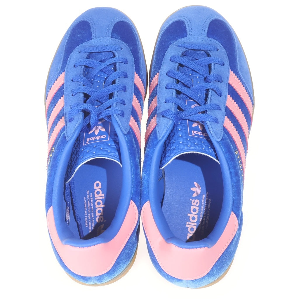 adidas(アディダス) GAZELLE INDOOR ガゼルインドアー ローカットスニーカー シューズ ブルー/ピンク US7/24cm IG6785 レディース