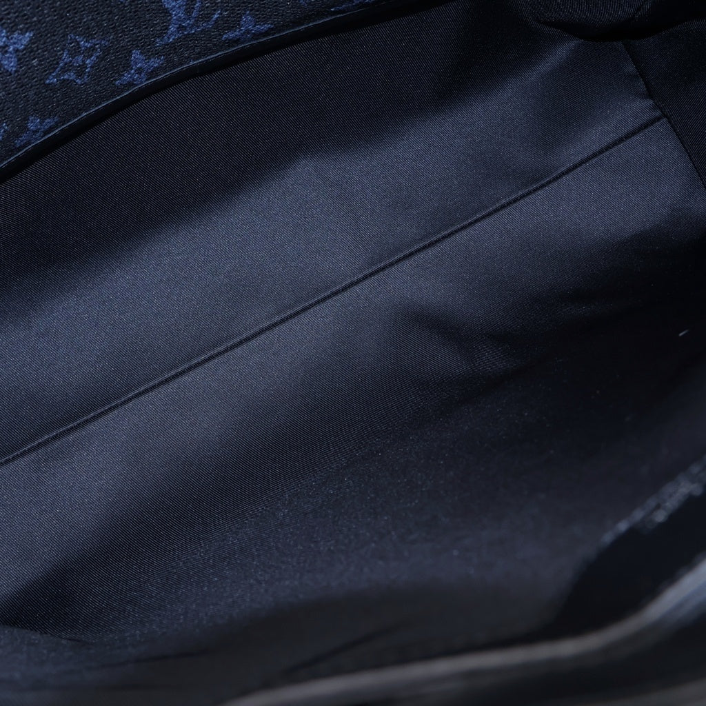 LOUIS VUITTON(ルイヴィトン) モノグラム グラン サック ジャガード レザー トートバッグ ハンドバッグ ブラック M55203