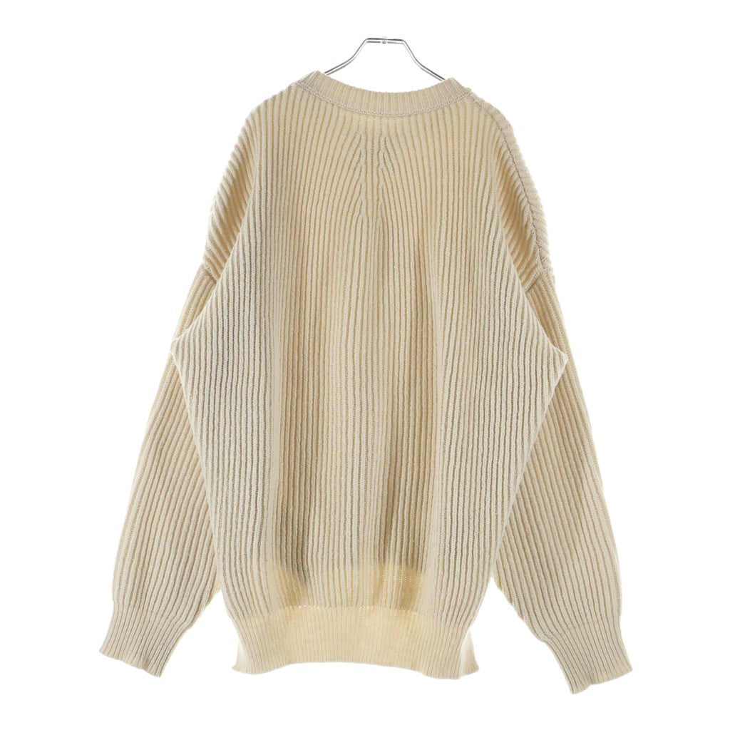 JIL SANDER(ジルサンダー) クルーネック長袖ニット セーター ウール ベージュ レディース