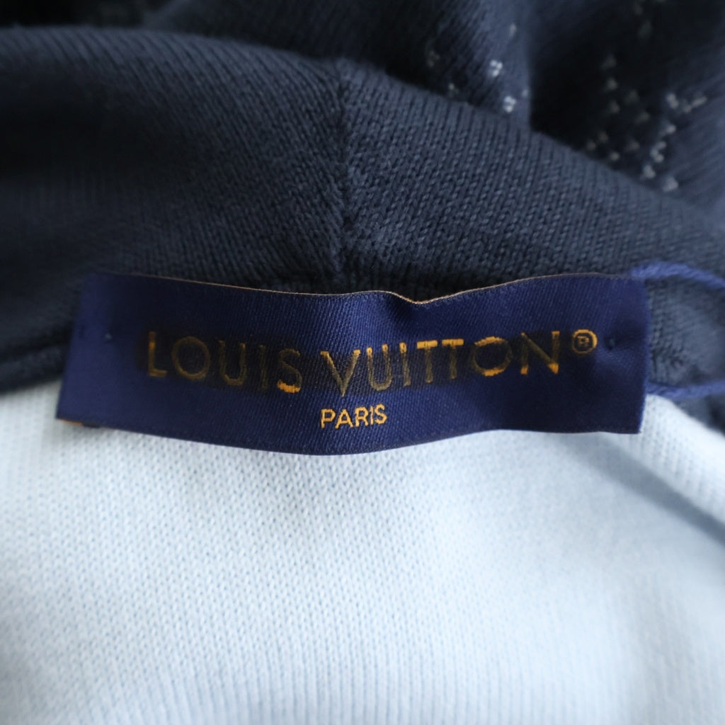 LOUIS VUITTON(ルイヴィトン) モノグラム グラディエントコットンフーディ パーカー ネイビー RM241Q USO HQN43W