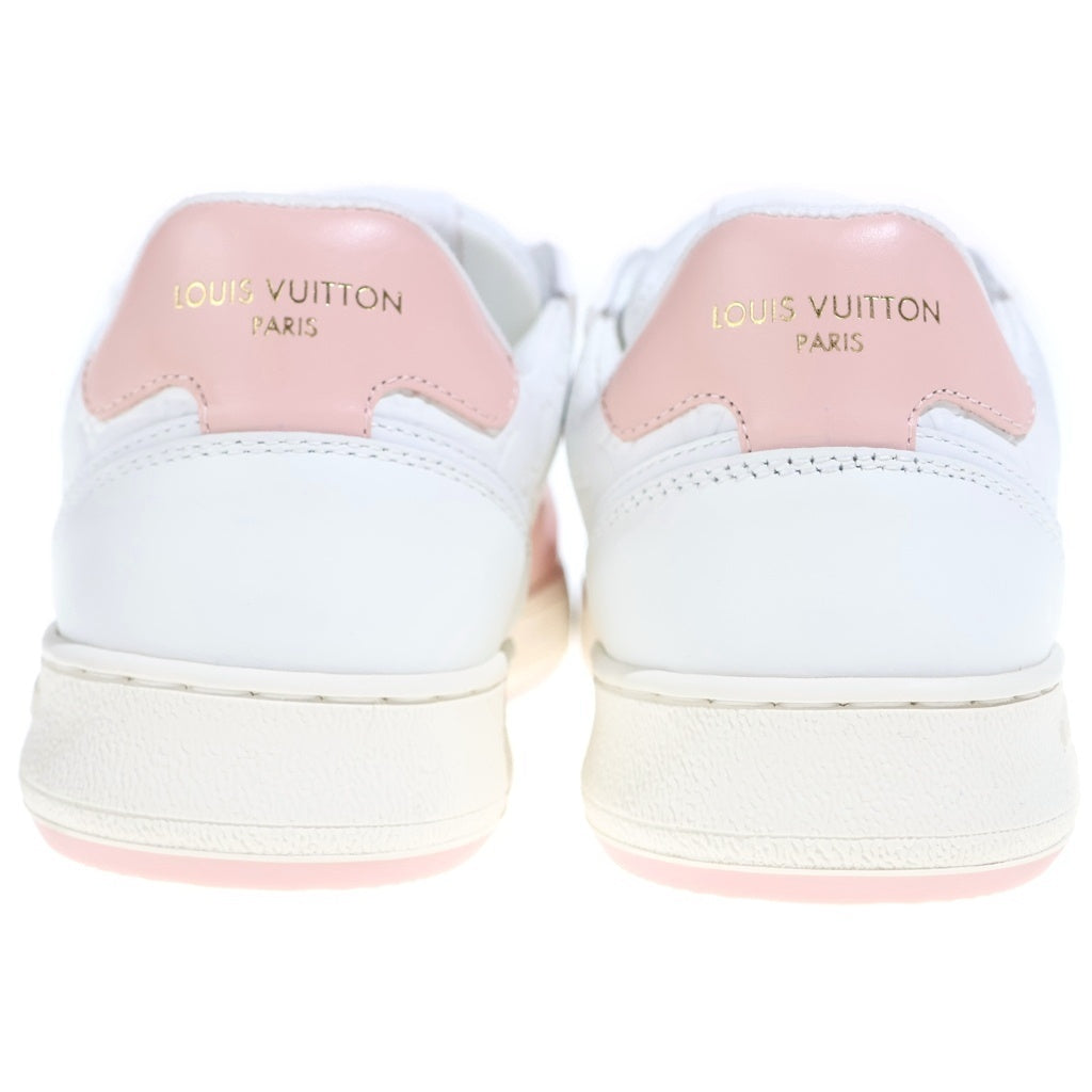 LOUIS VUITTON(ルイヴィトン) モノグラム LV スタジアム ローカットスニーカー シューズ ホワイト/ピンク LD 0234 レディース