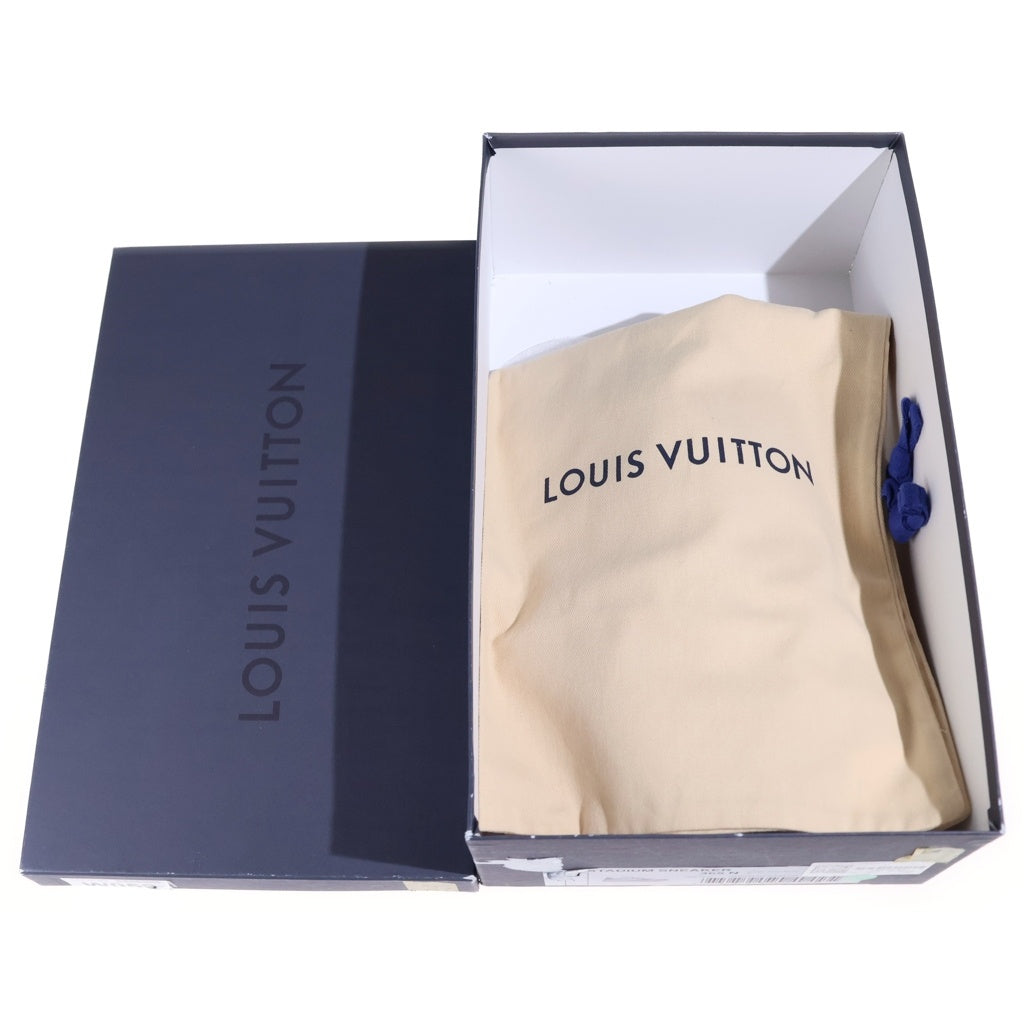 LOUIS VUITTON(ルイヴィトン) モノグラム LV スタジアム ローカットスニーカー シューズ ホワイト/ピンク LD 0234 レディース