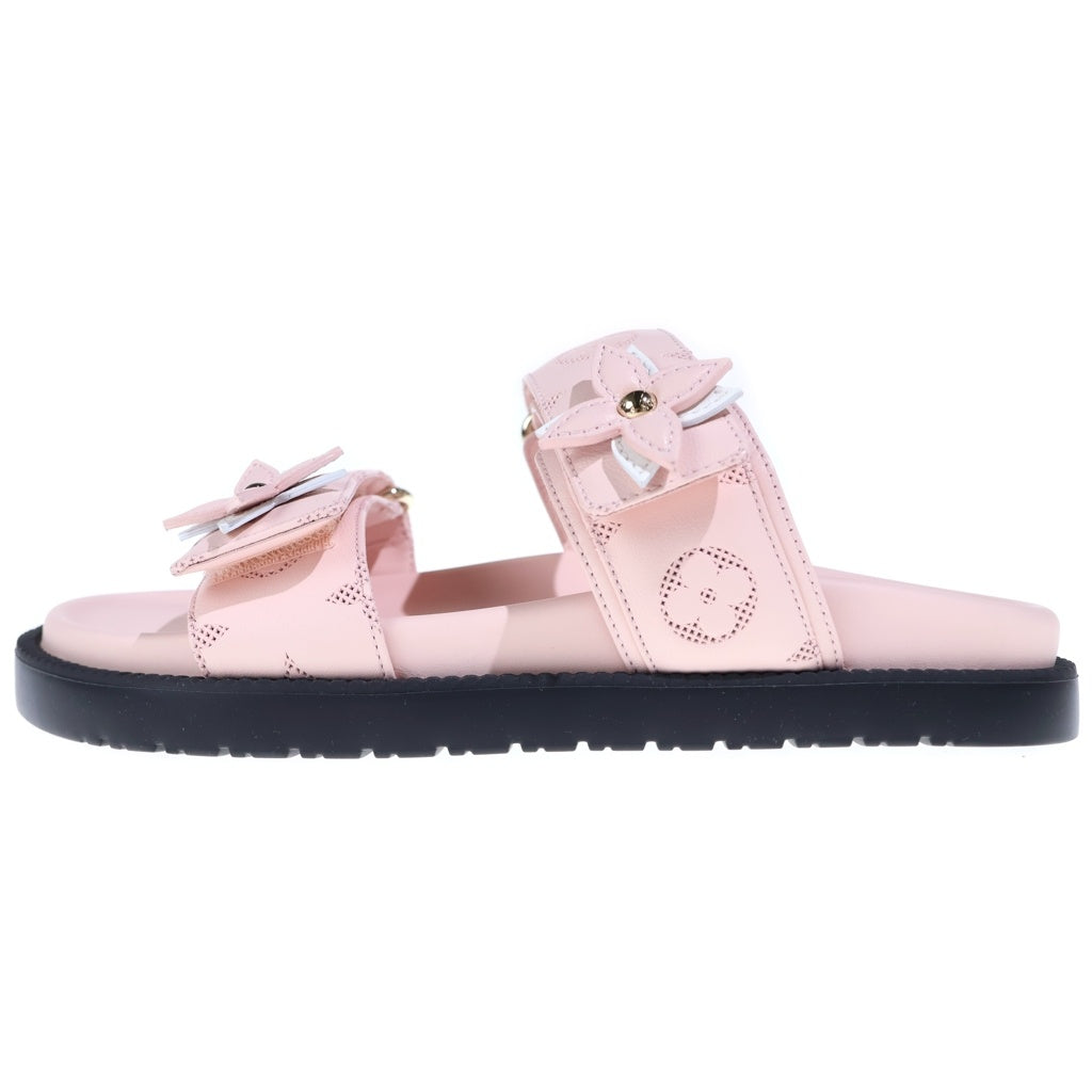 LOUIS VUITTON(ルイヴィトン) サンセットライン ミュール サンダル ピンク レディース