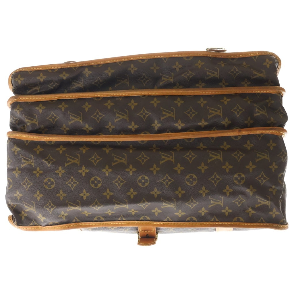LOUIS VUITTON(ルイヴィトン) モノグラム サッククレーベル PVC レザー 2WAY ハンドバッグ ショルダーバッグ ブラウン M58122 レディース