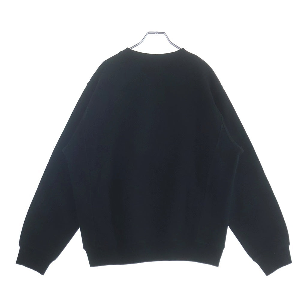 Christian Dior(クリスチャンディオール) ×ケニー・シャーフ クルーネックスウェット ブラック コットン #L