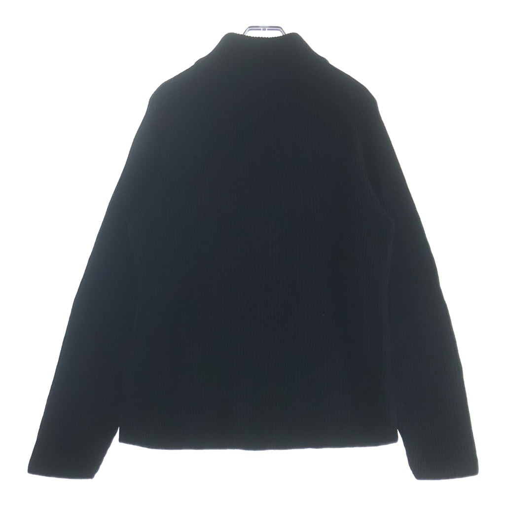 GUCCI(グッチ) ハーフジップハイネックニット ブラック ウール #S
