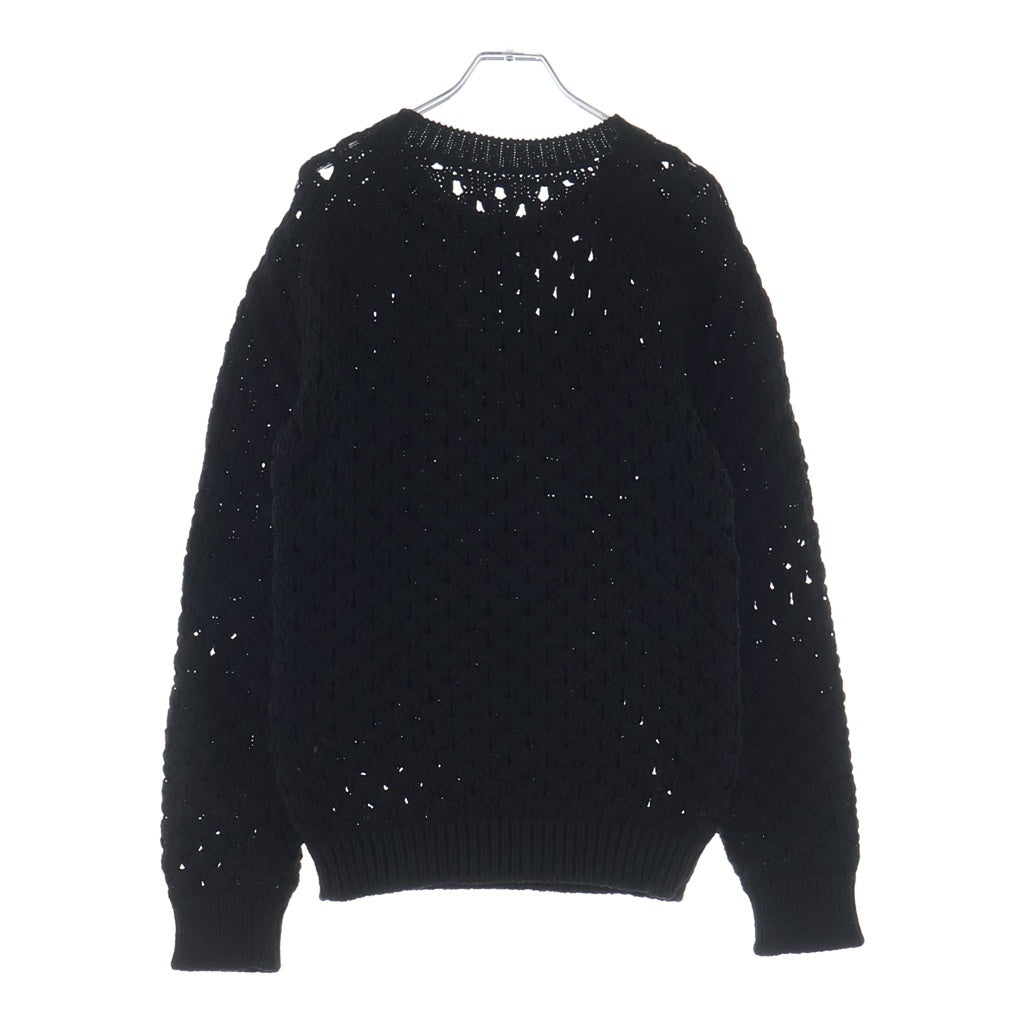 Dior HOMME(ディオールオム) 透かし編ニット ブラック #S 563M612AT120