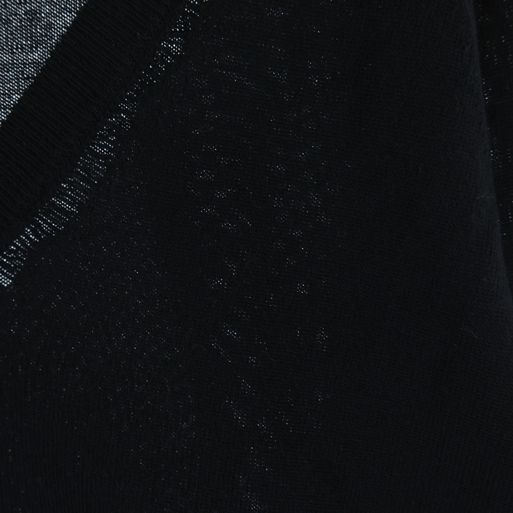 Dior HOMME(ディオールオム) Vネックウールセーター ブラック #L 6HH4057561