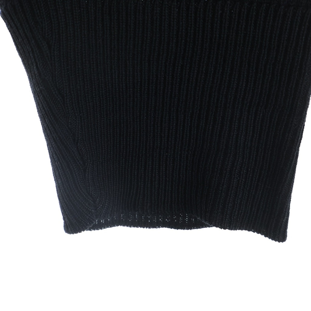 Dior HOMME(ディオールオム) Vネックウールセーター ブラック #L 6HH4057561