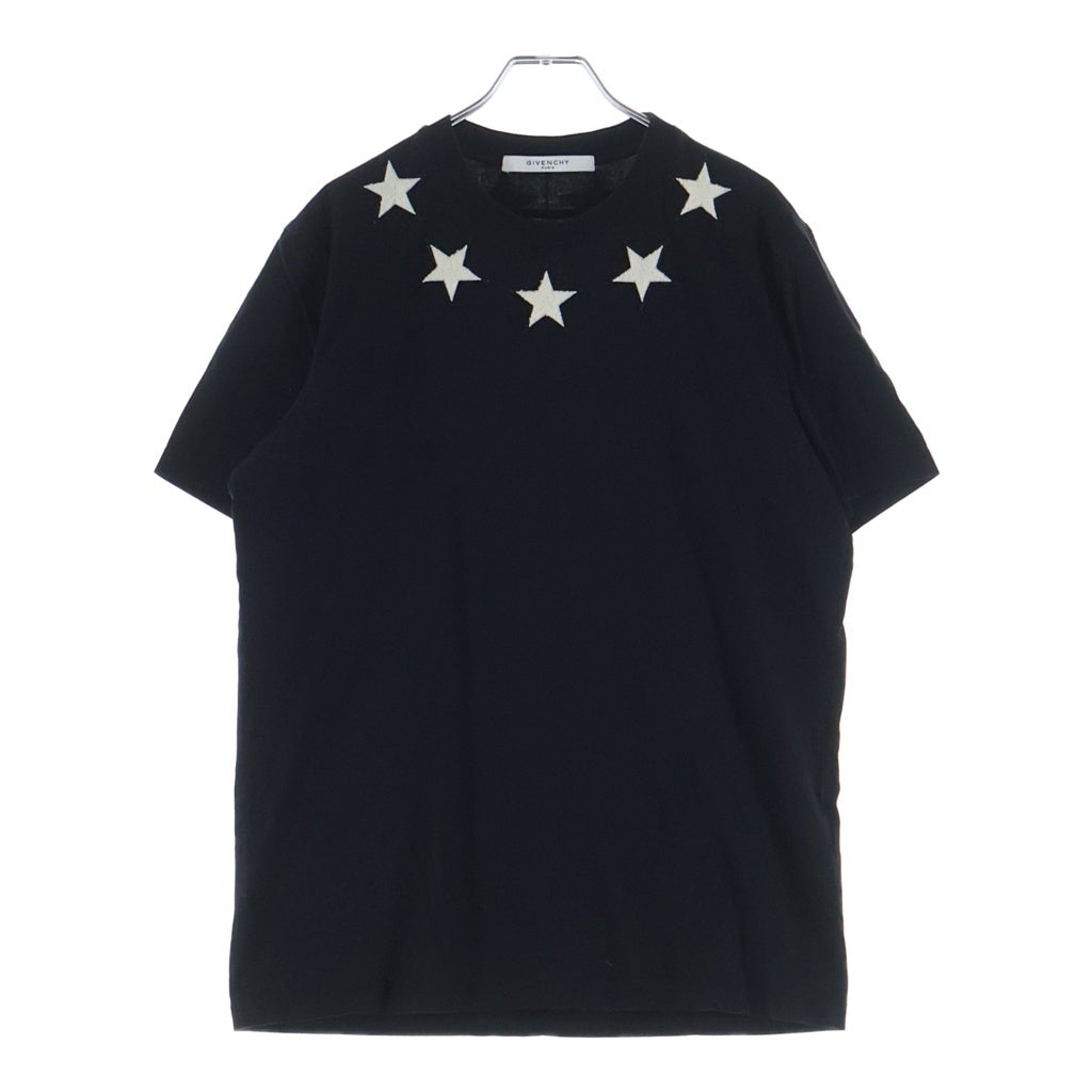 GIVENCHY(ジバンシィ) スターワッペン クルーネックTシャツ ブラック #M