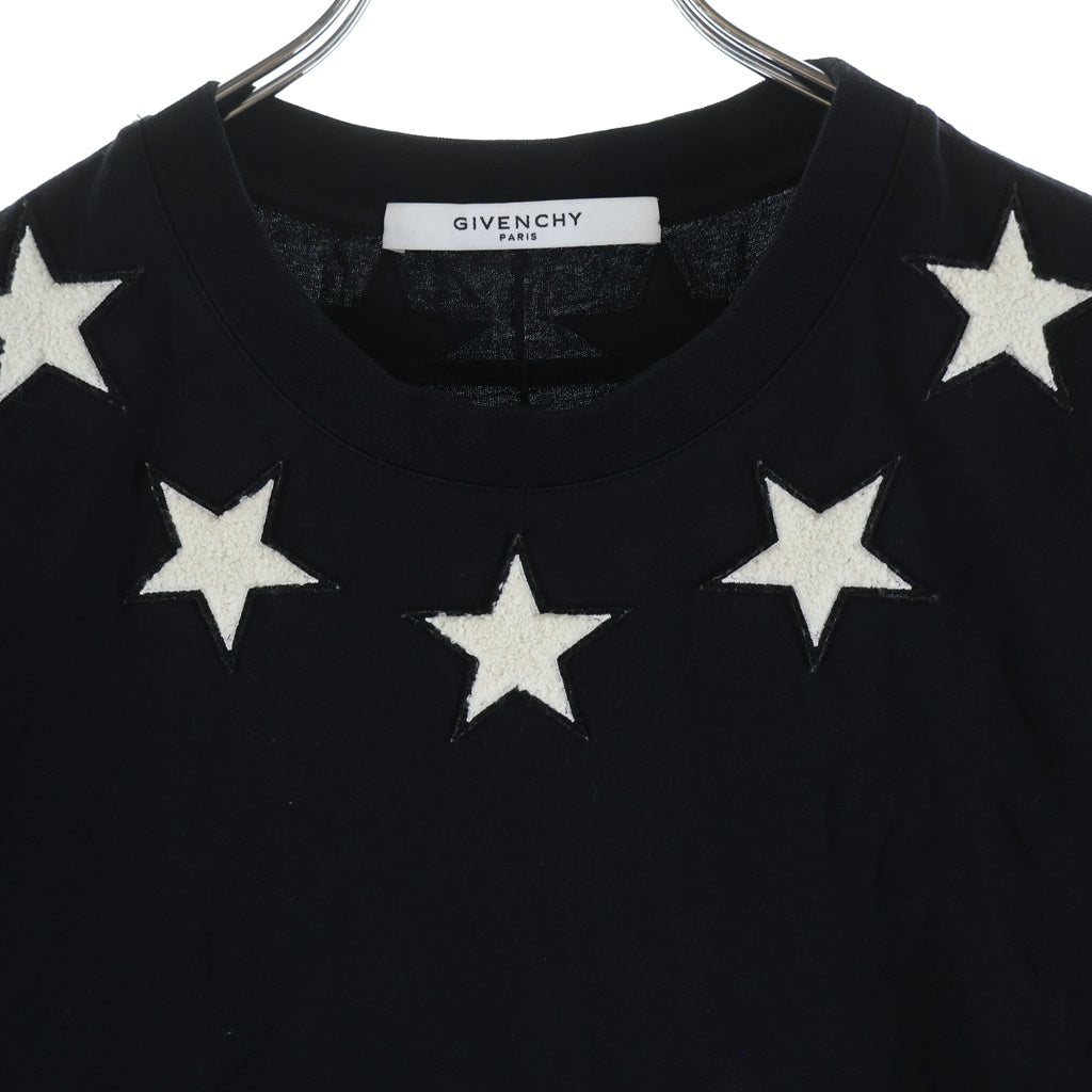 GIVENCHY(ジバンシィ) スターワッペン クルーネックTシャツ ブラック #M