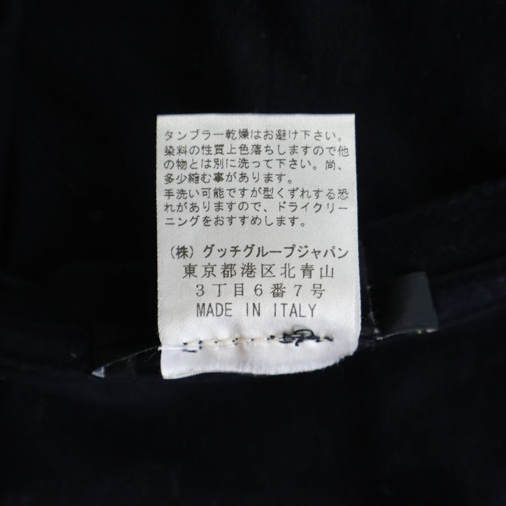 GUCCI(グッチ) シェリーライン Vネック半袖Tシャツ ダークネイビー #M 170603