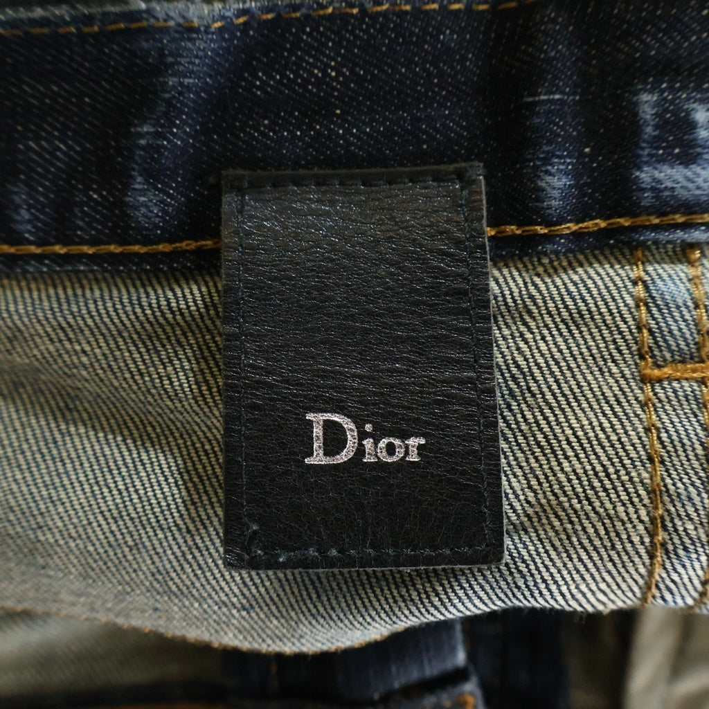 Dior HOMME(ディオールオム) 09AW クリス期 ストレートデニムパンツ ジーンズ インディゴブルー #32 9H31J1080585