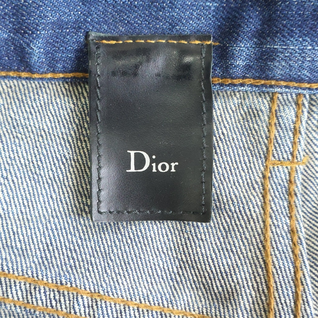 Dior HOMME(ディオールオム) エンボス加工デニムパンツ ジーンズ インディゴブルー #30 7E31105350220
