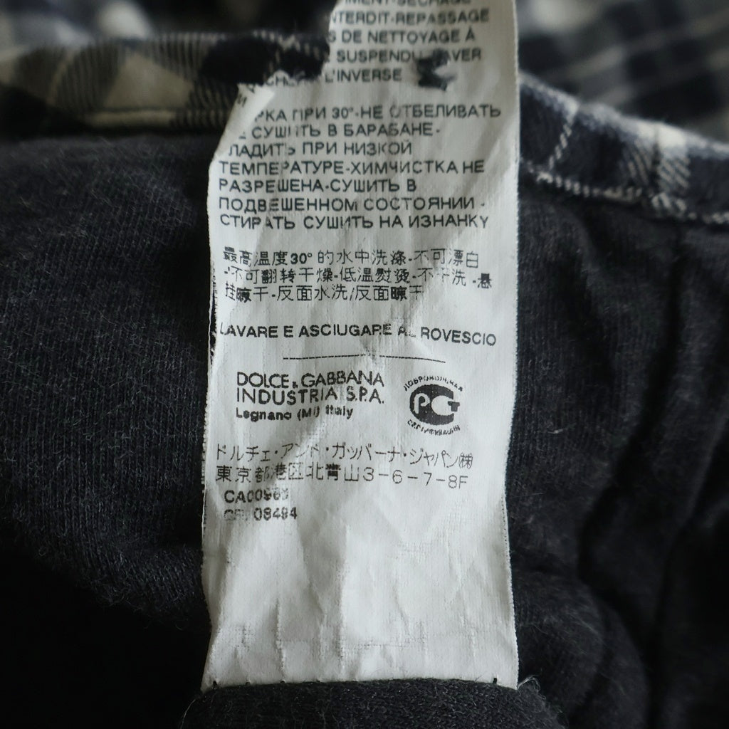 DOLCE & GABBANA(ドルチェアンドガッバーナ) SICILIA チェック柄ロングスリーブシャツ コットン #39 G5988T