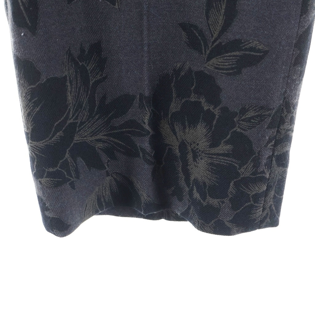 ETRO(エトロ) 花柄 ウール パンツ ブラック #40 レディース