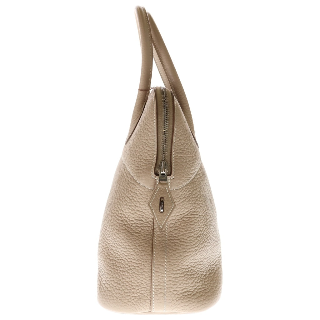 HERMES(エルメス) ボリード31 トリヨンクレマンス ハンド ショルダーバッグ アルジル シルバー金具 アイボリー □Q刻印 レディース
