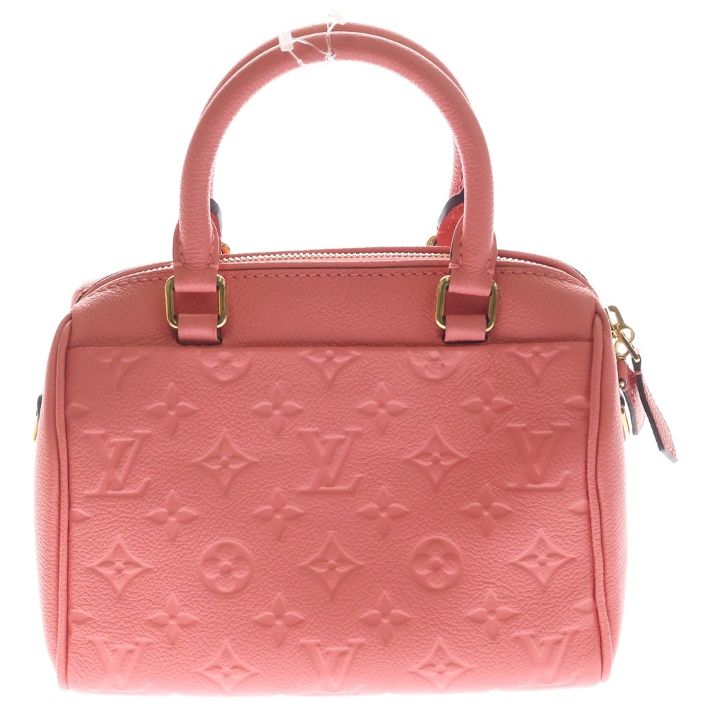 LOUIS VUITTON(ルイヴィトン) スピーディバンドリエール20 アンプラント レザー 2WAY ハンド ショルダーバッグ ゴールド金具 ピンク M42398 レディース