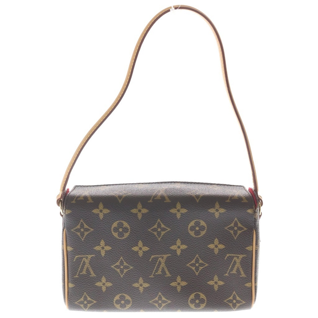 LOUIS VUITTON(ルイヴィトン) モノグラム レシタル20 PVC レザー ワンショルダー ハンドバッグ ブラウン M51900 レディース
