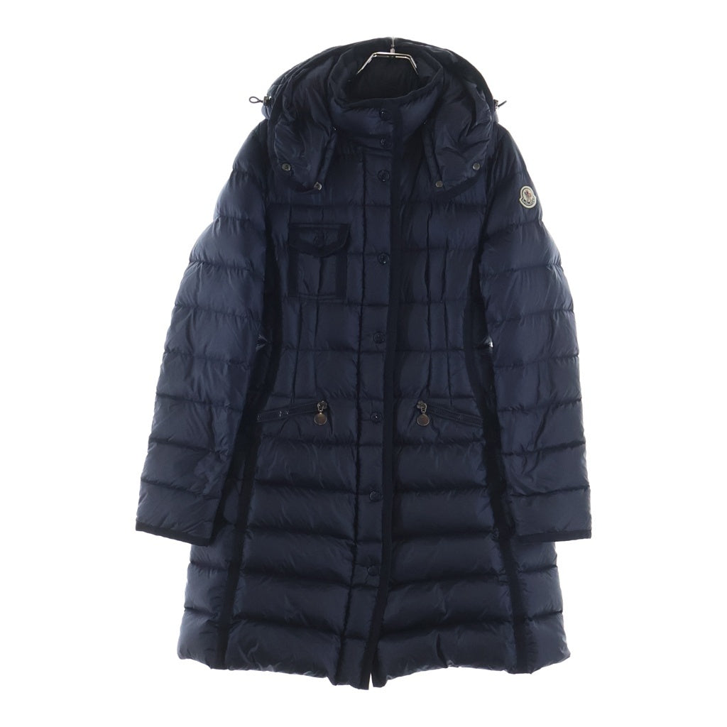 MONCLER(モンクレール) HERMINE エルミンヌ ダウンジャケット フード ナイロン ネイビー A20934933905 レディース