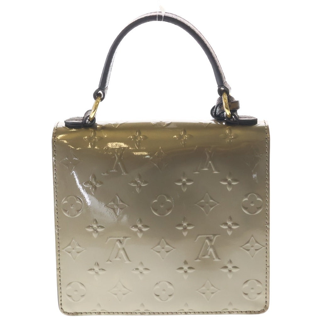 LOUIS VUITTON(ルイヴィトン) モノグラムヴェルニ スプリングストリートPM エナメル 2WAY ハンドバッグ ショルダーバッグ シャンパーヌメタリゼ M90502 レディース