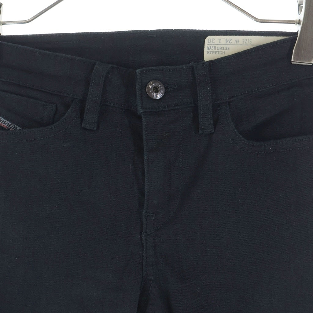DIESEL(ディーゼル) スキニーデニムパンツ ブラック #W24 L30 レディース