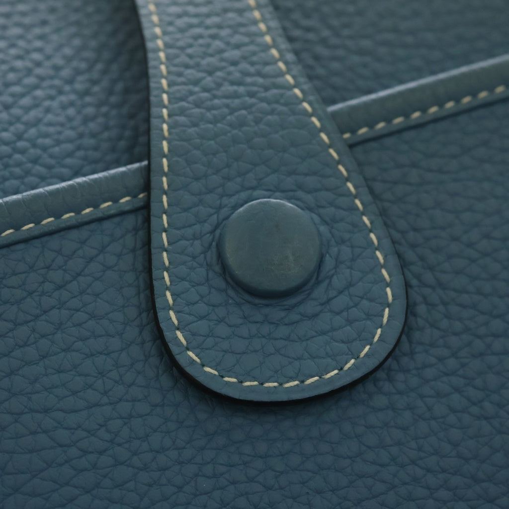 HERMES(エルメス) エブリンPM トリヨンクレマンス シルバー金具 トートバッグ ショルダーバッグ □R刻印 ブルージーン レディース