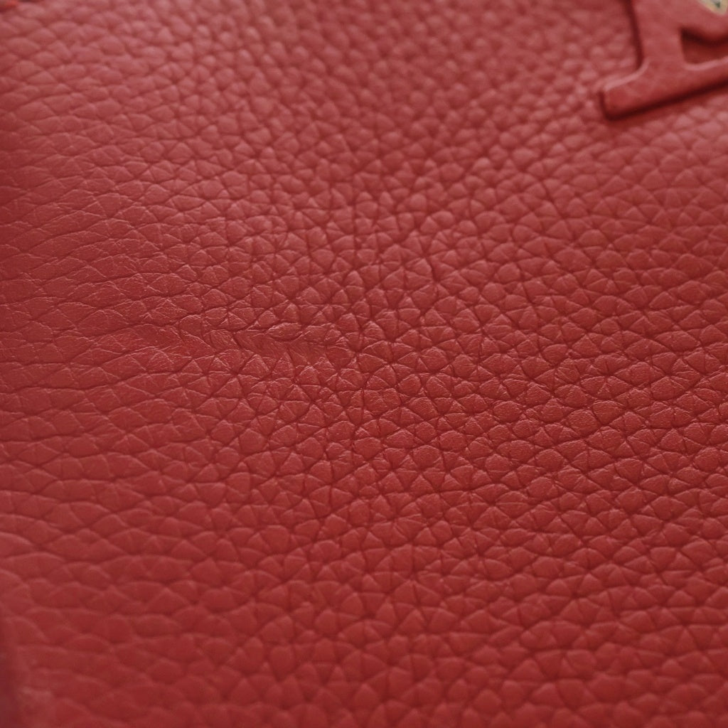 LOUIS VUITTON(ルイヴィトン) カプシーヌBB ルビー トリヨン×パイソン 2WAY ハンドバッグ ショルダーバッグ レッド N92039 レディース
