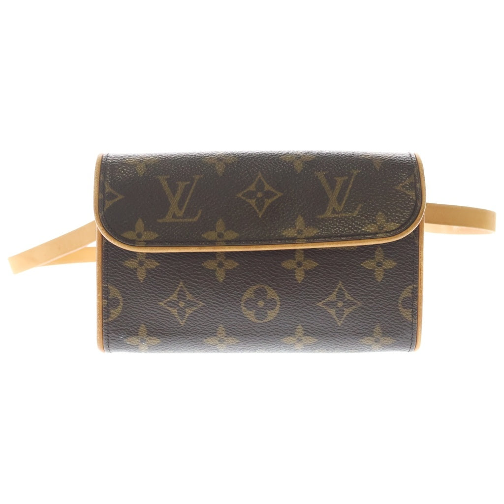 LOUIS VUITTON(ルイヴィトン) モノグラム ポシェット フロランティーヌ PVC レザー ウエストバッグ ボディバッグ ブラウン M51855 レディース