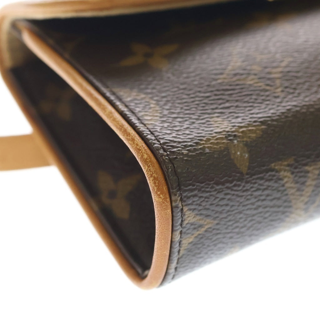 LOUIS VUITTON(ルイヴィトン) モノグラム ポシェット フロランティーヌ PVC レザー ウエストバッグ ボディバッグ ブラウン M51855 レディース