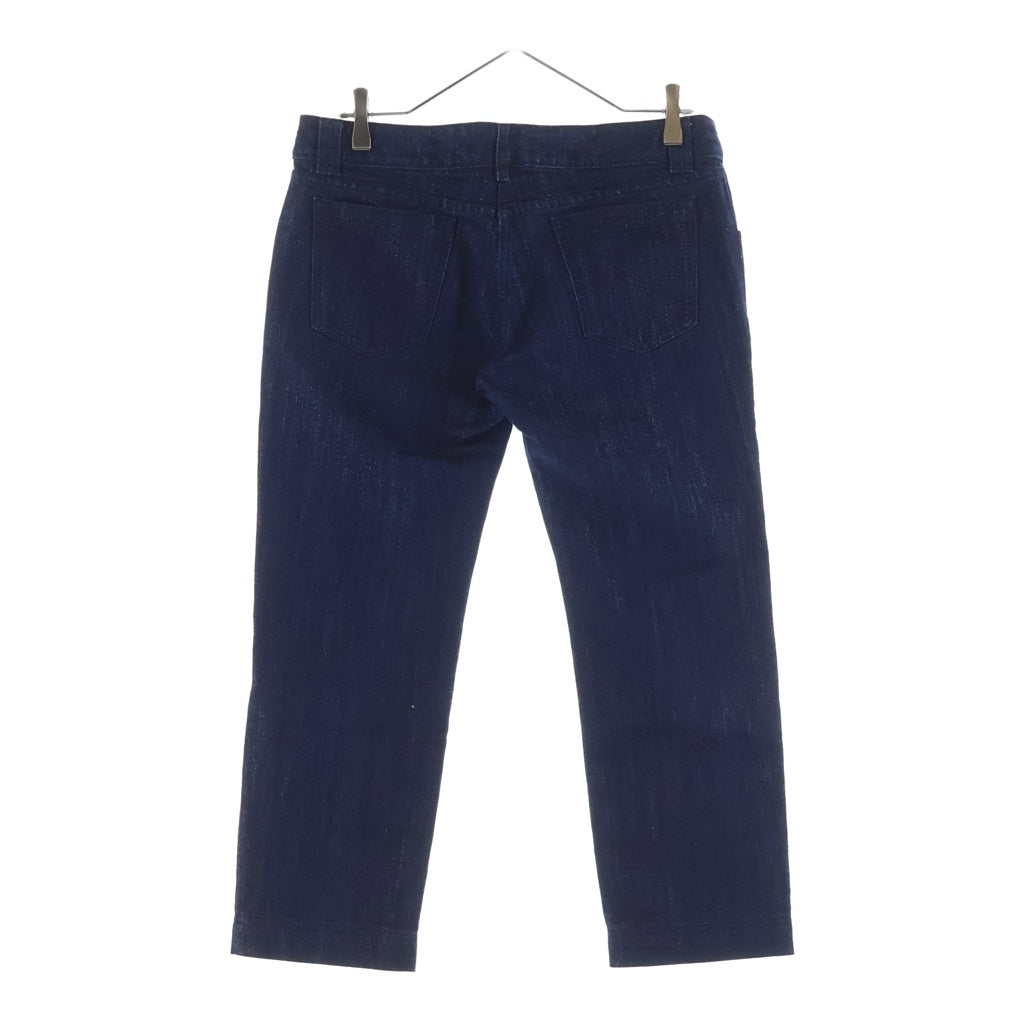 Christian Dior(クリスチャンディオール) ラメ入りデニムストレートパンツ インディゴブルー #40 7C12044400 レディース