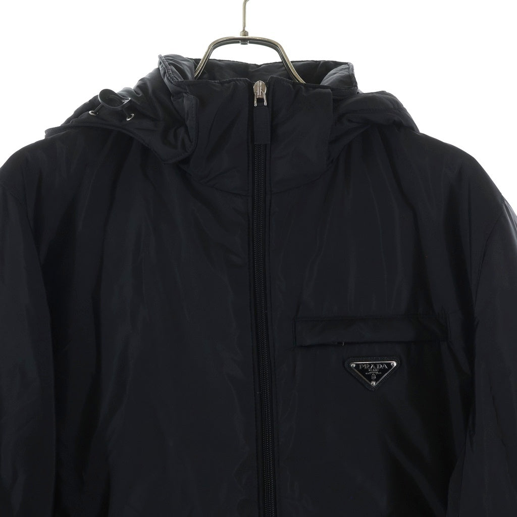 PRADA(プラダ) トライアングルロゴ ダウンジャケット ブラック SGN955 S191 1WQ9 レディース