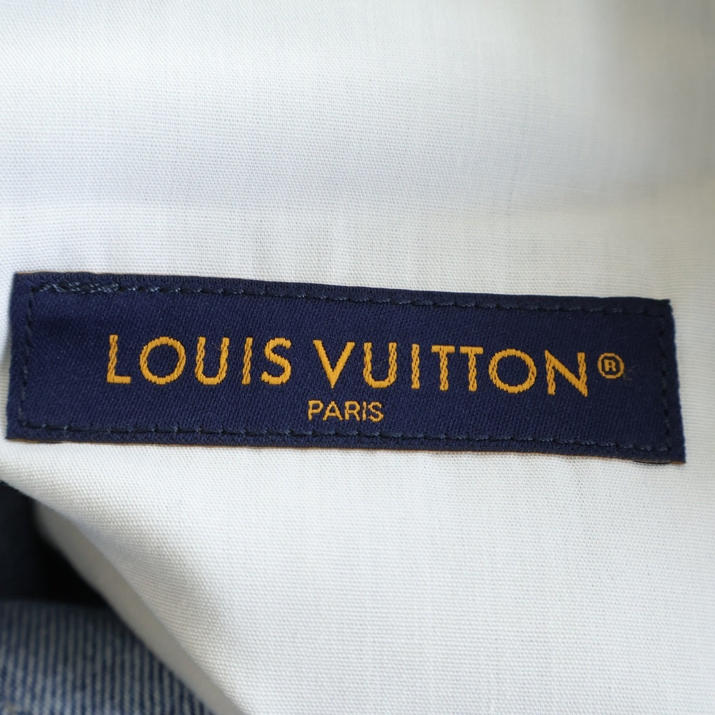 LOUIS VUITTON(ルイヴィトン) 24AW RM242MM JEE HRD27W モノグラム パッチワークデニムパンツ インディゴブルー #28