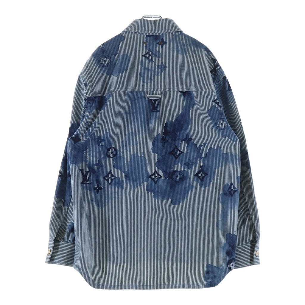 LOUIS VUITTON(ルイヴィトン) 21SSヴァージルアブロー ストライプ モノグラム デニム ジャケット インディゴブルー #S RM211V BX7 HLS05W