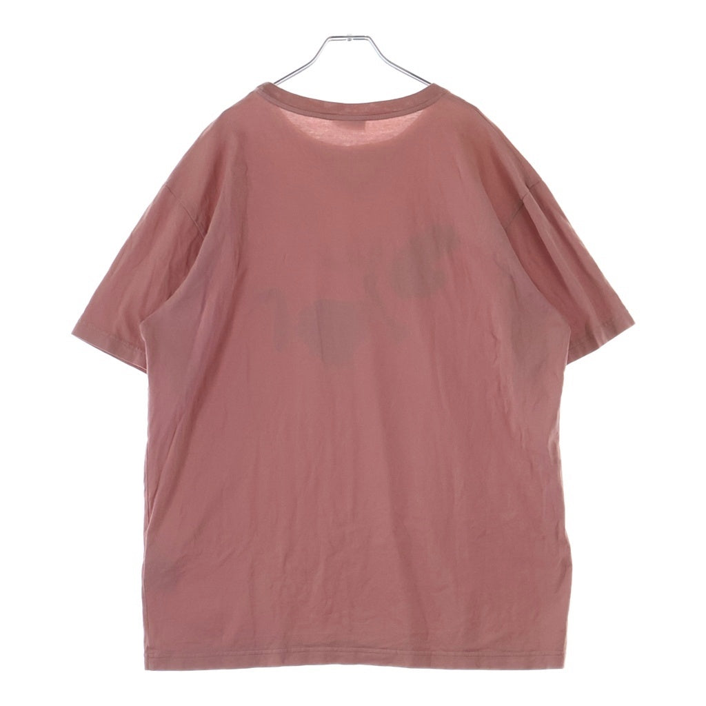 DIOR(ディオール) TRAVIS SCOTT CACTUS JACK フロントプリント半袖Tシャツ ピンク #XL