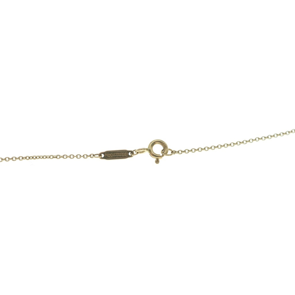 TIFFANY & Co.(ティファニー) ノット スモール ダイヤ ペンダントネックレス イエローゴールド レディース