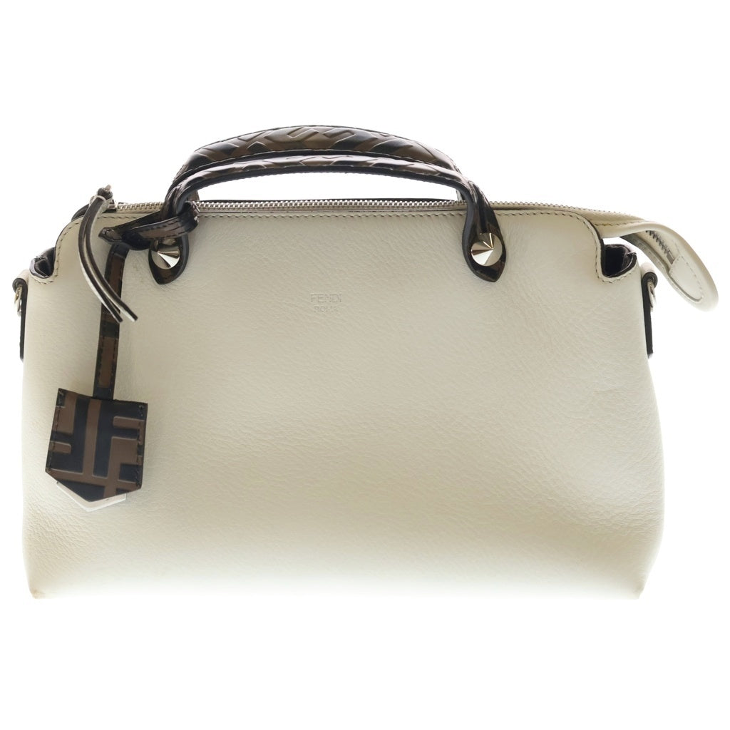 FENDI(フェンディ) バイザウェイ ミディアム レザー 2WAY ハンドバッグ ショルダーバッグ ホワイト 8BL146