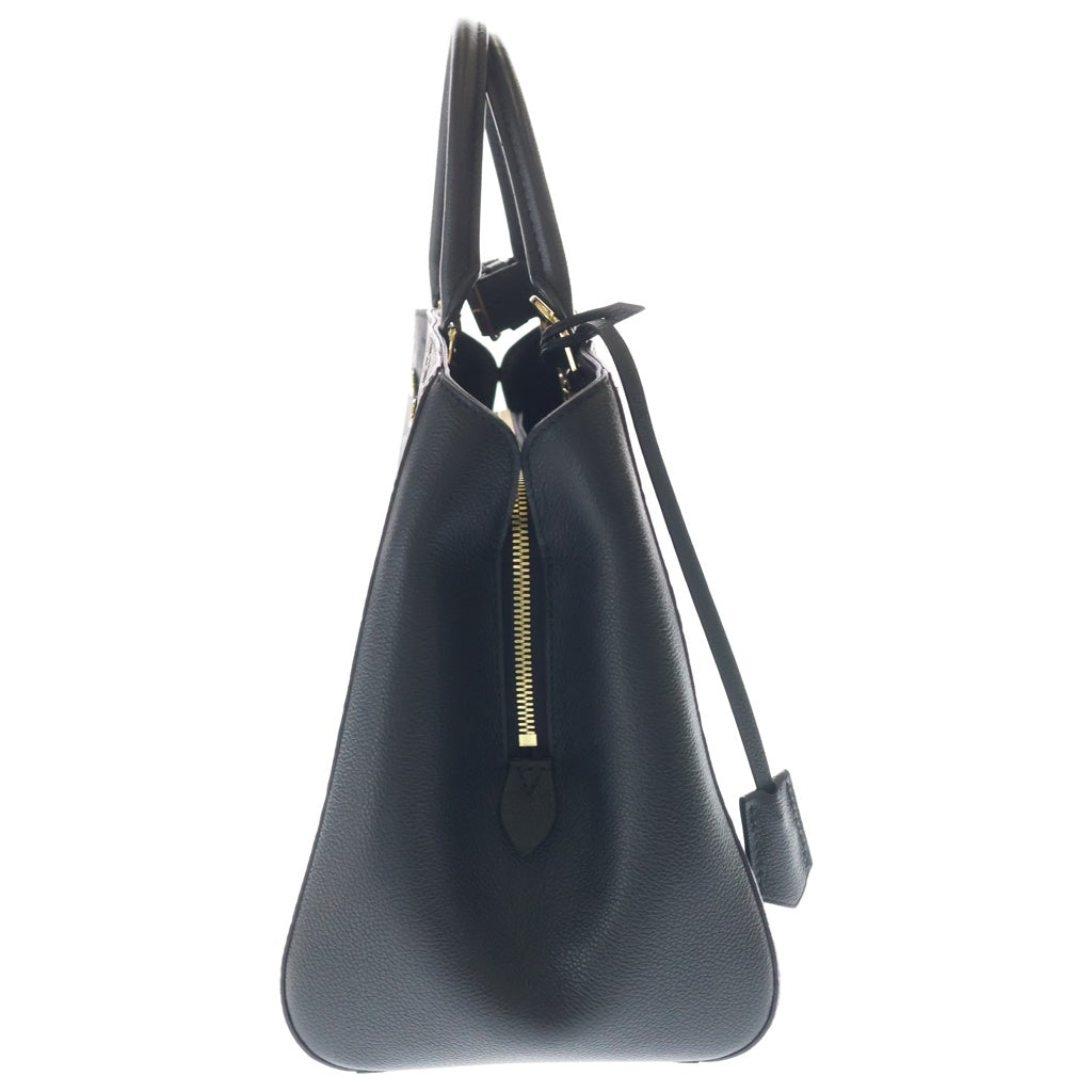 LOUIS VUITTON(ルイヴィトン) モノグラムアンプラント モンテーニュGM 2WAYハンドバッグ ショルダーバッグ ブラック ノワール レザー M41069 ゴールド金具 レディース
