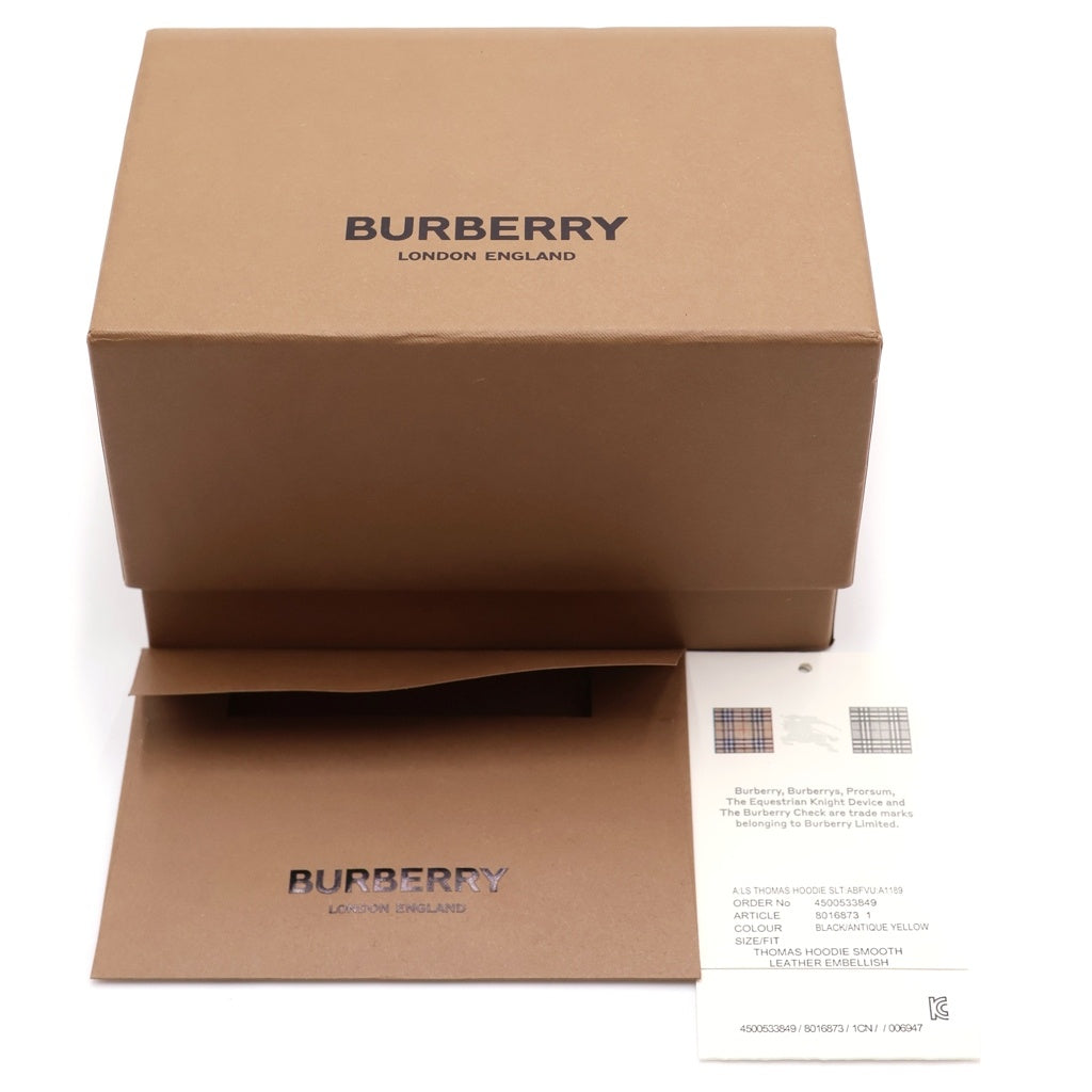 BURBERRY(バーバリー) トーマスベア ノバチェックジャケット キーホルダー バッグチャーム ブラック×ベージュ レザー シルバー金具