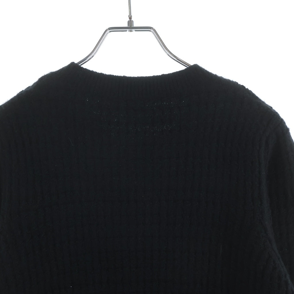 CHANEL(シャネル) マルチアイコン ビジュー装飾長袖ニット セーター ココマーク カシミヤ ブラック P59735K07810 レディース