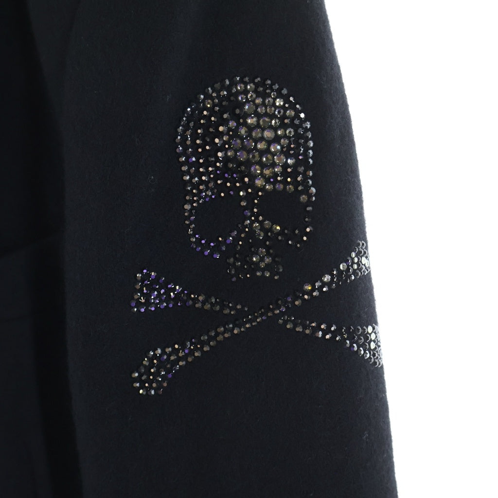 Roen(ロエン) ラインストーンスカル刺繍 テーラードジャケット ブラック