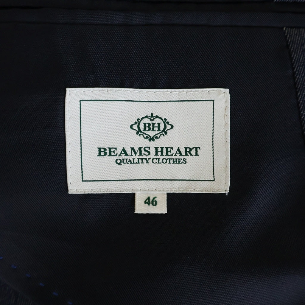 BEAMS HEART(ビームス ハート) デニムテーラードジャケット インディゴブルー #46