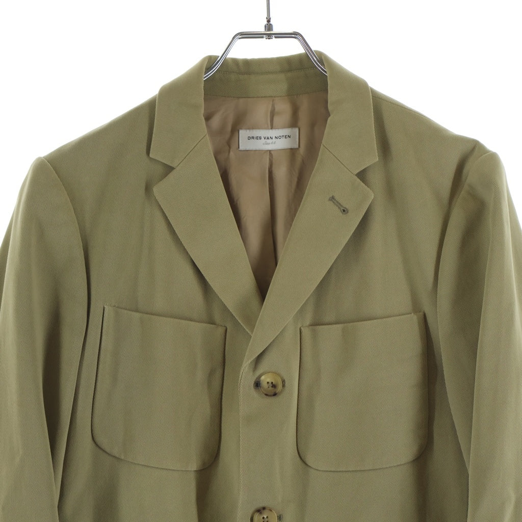 DRIES VAN NOTEN(ドリスヴァンノッテン) テーラードジャケット カーキベージュ #44