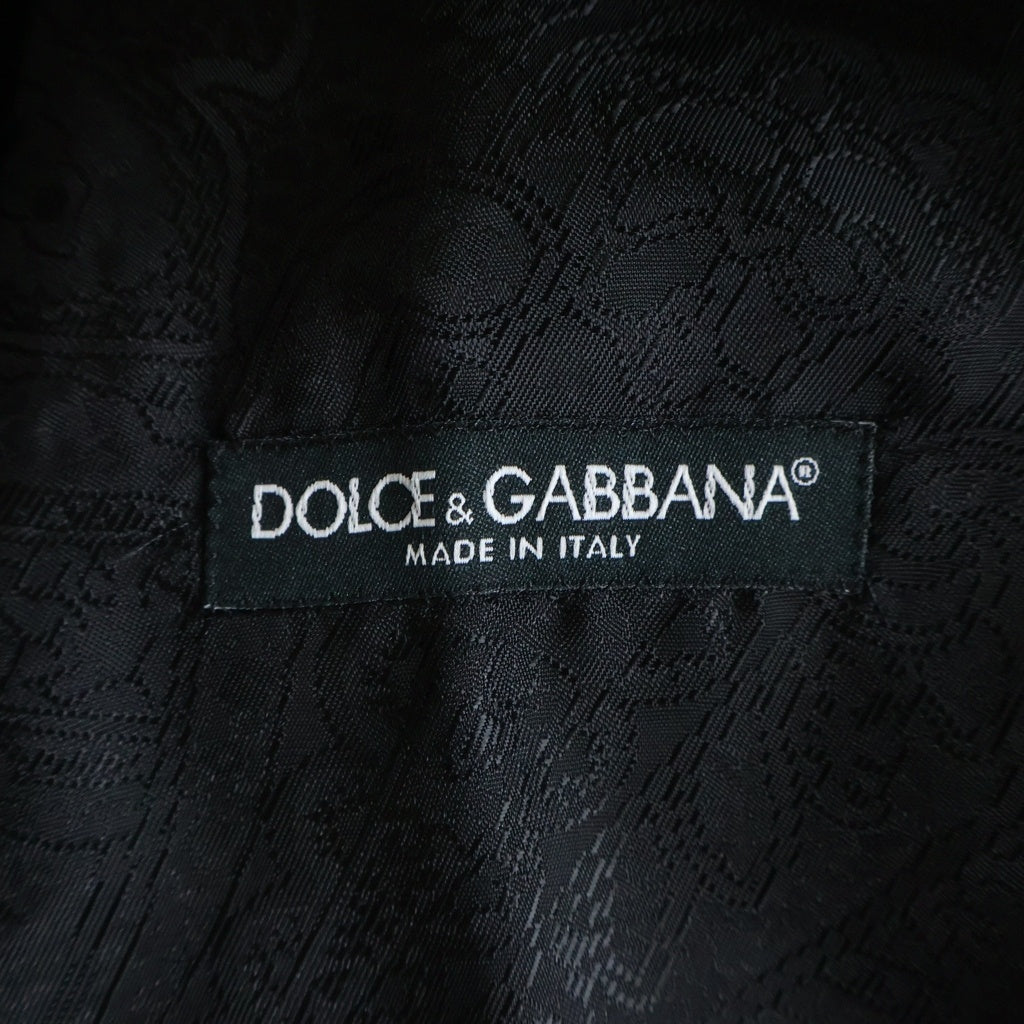 DOLCE & GABBANA(ドルチェアンドガッバーナ) コットンベスト ブラック #46 G7136T