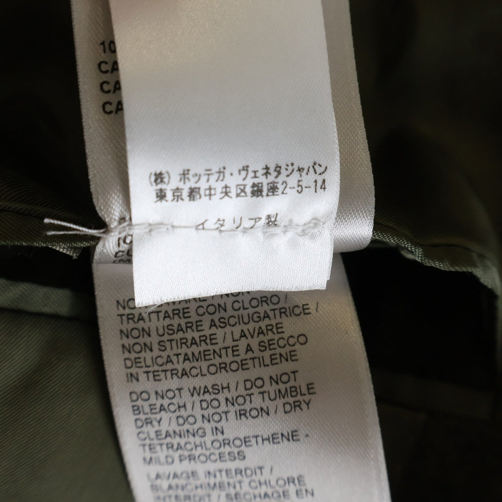 BOTTEGA VENETA(ボッテガヴェネタ) ダブルブレステッドカシミヤジャケット カーキ #44 442918