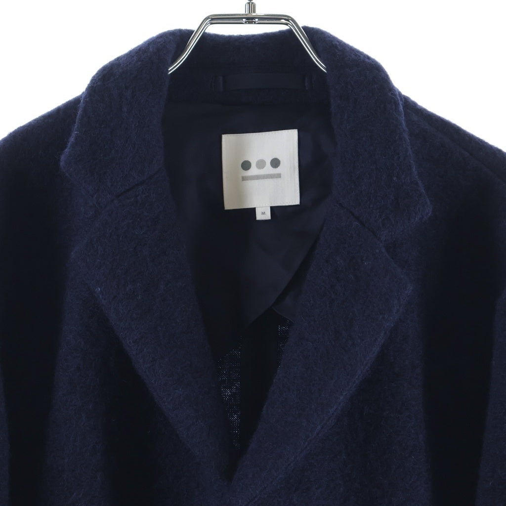 NO BRAND(ノーブランド) Three Dots ウールチェスターコート ネイビー #M